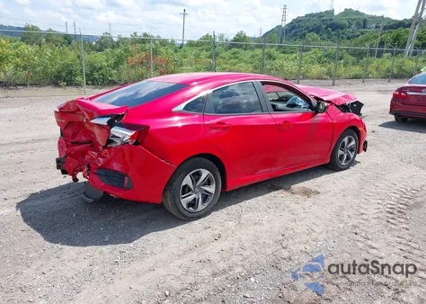 2019 Honda Civic Lx from USA, damaged, VIN 2HGFC2F61KH567603